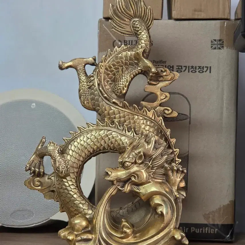 [BUNJANG] Brass Dragon Sculpture / 황동 용 조각상