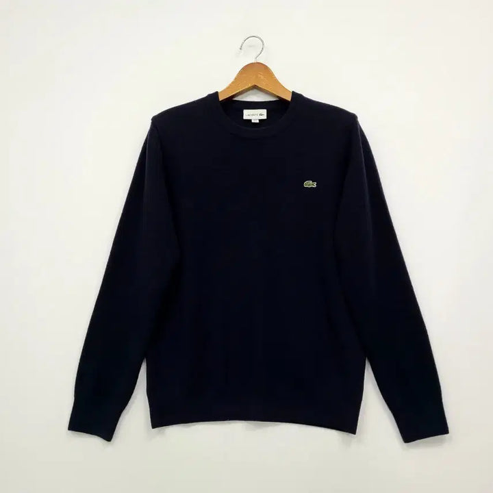 [BUNJANG] Lacoste Dark Navy Knit Sweater / 라코스테 다크 네이비 니트 스웨터/95/앨리스/1021