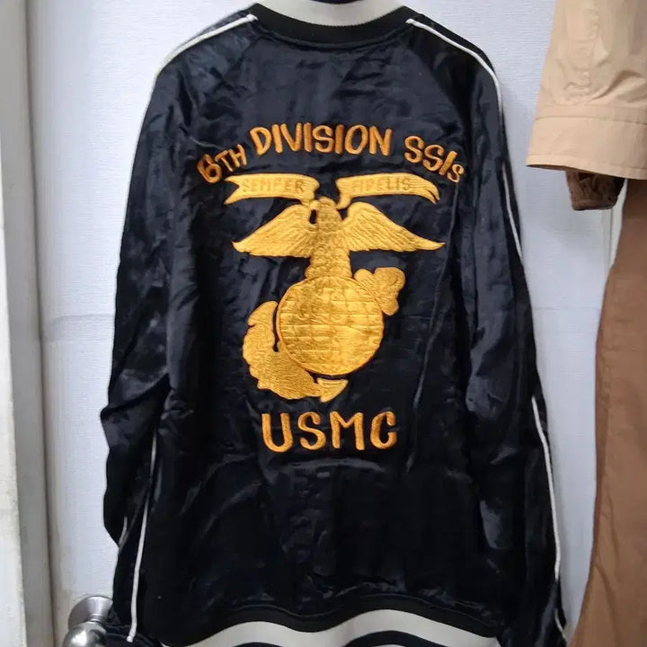 [SOLD OUT] AVIREX USMC 항공 점퍼 리브시블 블랙 XL