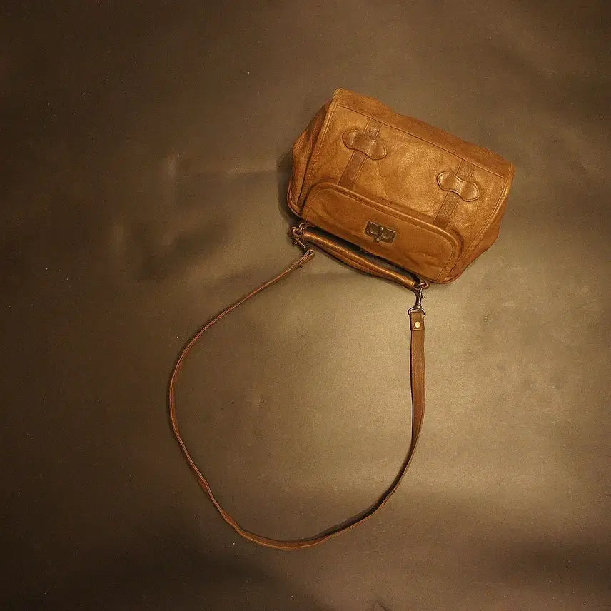 [BUNJANG] Vintage Leather Crossbody Bag / 430 크로스백 크로스가방 레더백 빈티지 가죽가방 레더가방 토트백