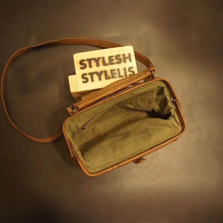 [BUNJANG] Vintage Leather Crossbody Bag / 430 크로스백 크로스가방 레더백 빈티지 가죽가방 레더가방 토트백