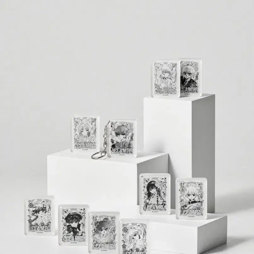 [SOLD OUT] 클램프 전시회 무신사 아크릴 키링 컴플리트 세트