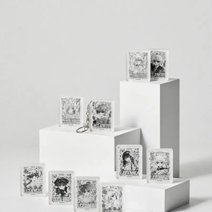 [SOLD OUT] 클램프 전시회 무신사 아크릴 키링 컴플리트 세트