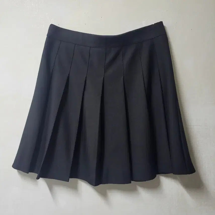 [BUNJANG] Pleated Bending Tennis Golf Skirt - Black - M Size / 새상품)플리츠 밴딩 테니스 골프 스커트M