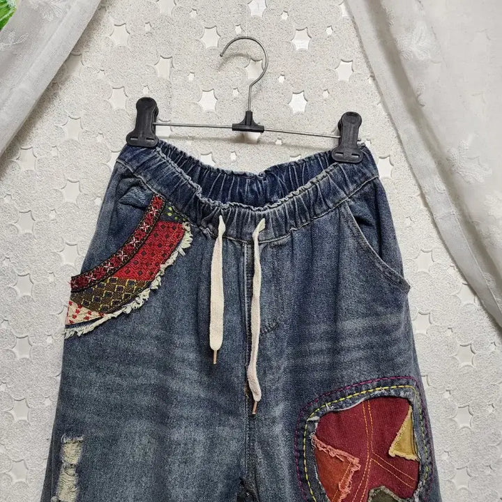 [SOLD OUT] 청 밴딩바지 여성66~77