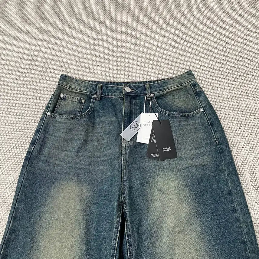 [BUNJANG] Remainsecond Wide Jeans / L 새상품 리메인세컨드 와이드 청바지 하의 B.6616
