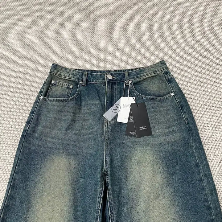 [BUNJANG] Remainsecond Wide Jeans / L 새상품 리메인세컨드 와이드 청바지 하의 B.6616