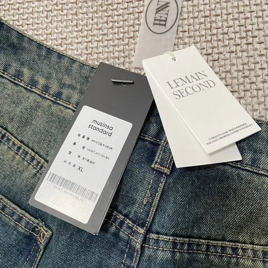 [BUNJANG] Remainsecond Wide Jeans / L 새상품 리메인세컨드 와이드 청바지 하의 B.6616