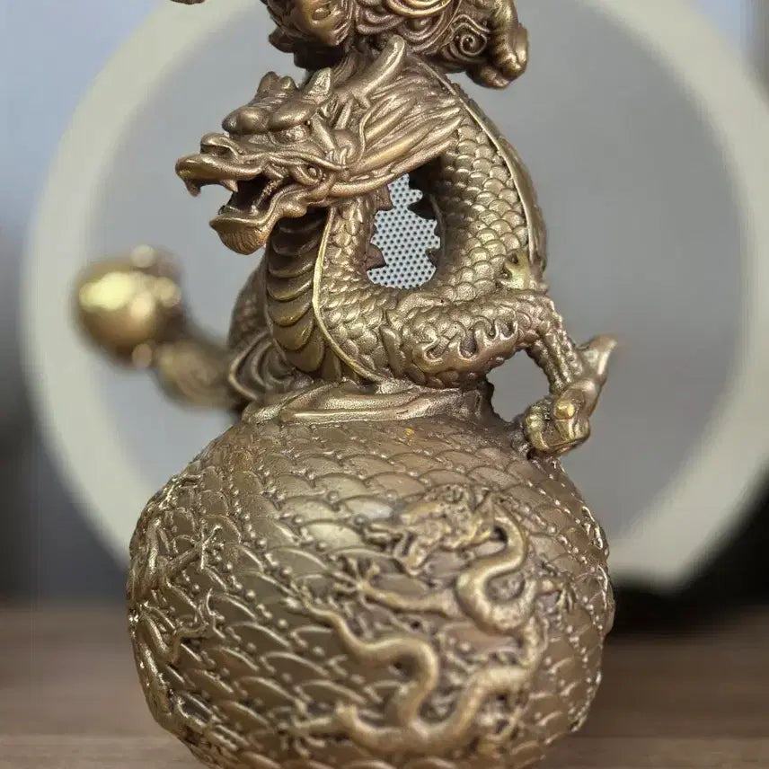 [BUNJANG] Brass Dragon Statue Ornament / 황동 용 조각상 장식품