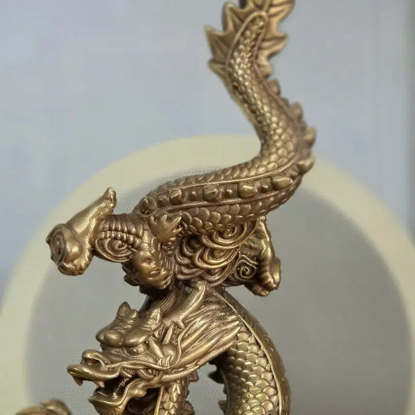 [BUNJANG] Brass Dragon Statue Ornament / 황동 용 조각상 장식품