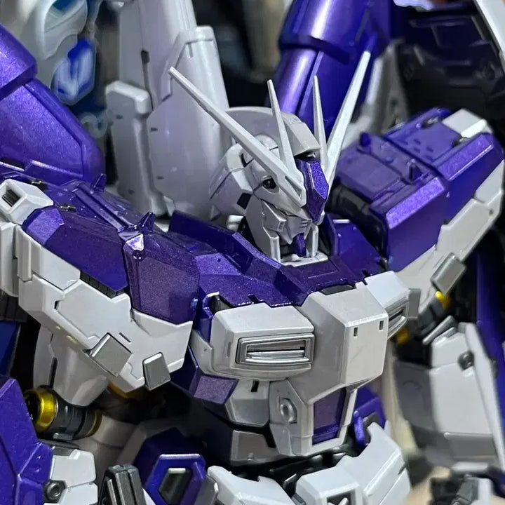 [BUNJANG] RG Hi-Nu Gundam Custom Painted (Purple Coating) Partial Assembly / Rg하이뉴 사제코팅 (보라색코팅) 가조립