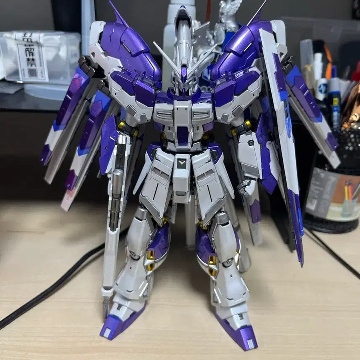 [BUNJANG] Rg Hi-Nu EGS Coating (Purple) Assembled Model / Rg하이뉴 사제코팅 (보라색코팅) 가조립