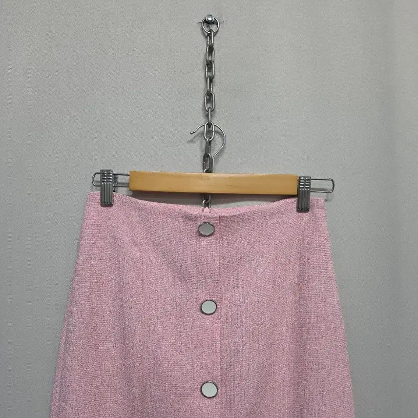 [BUNJANG] NAIN Pink Tweed Two-Piece Set / NAIN 핑크 트위드 반팔 투피스