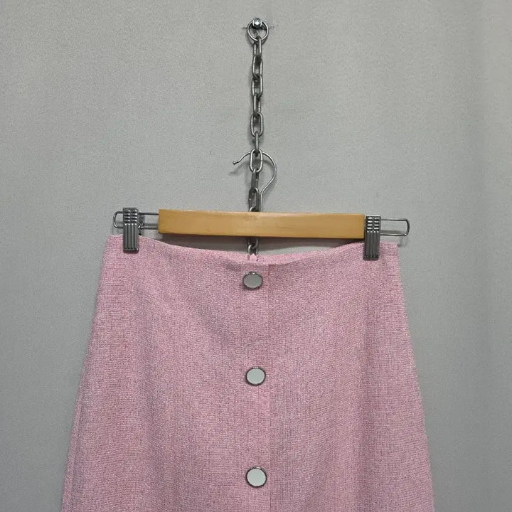 [BUNJANG] NAIN Pink Tweed Two-Piece Set / NAIN 핑크 트위드 반팔 투피스