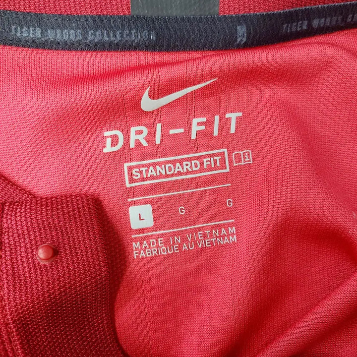 [BUNJANG] Nike Tiger Woods Dri-FIT ADV Golf Polo Shirt / 나이키 타이거우즈 드라이핏 ADV 골프 폴로 레드 L(100)