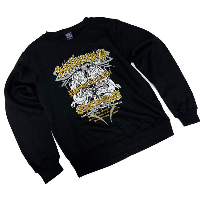 [BUNJANG] New Wave Club Dragon Graphic Sweatshirt / 뉴 웨이브 클럽 그래픽 기모 맨투맨