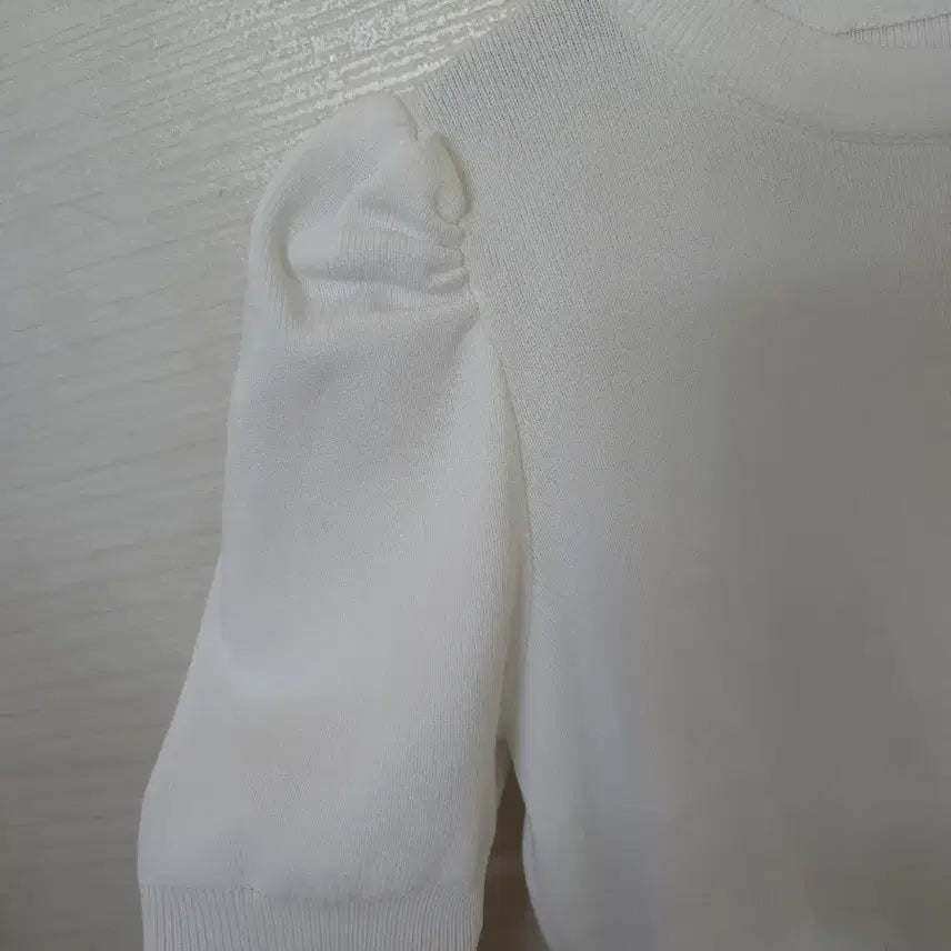 [BUNJANG] Knit Short Sleeve T-shirt / 니트반팔티