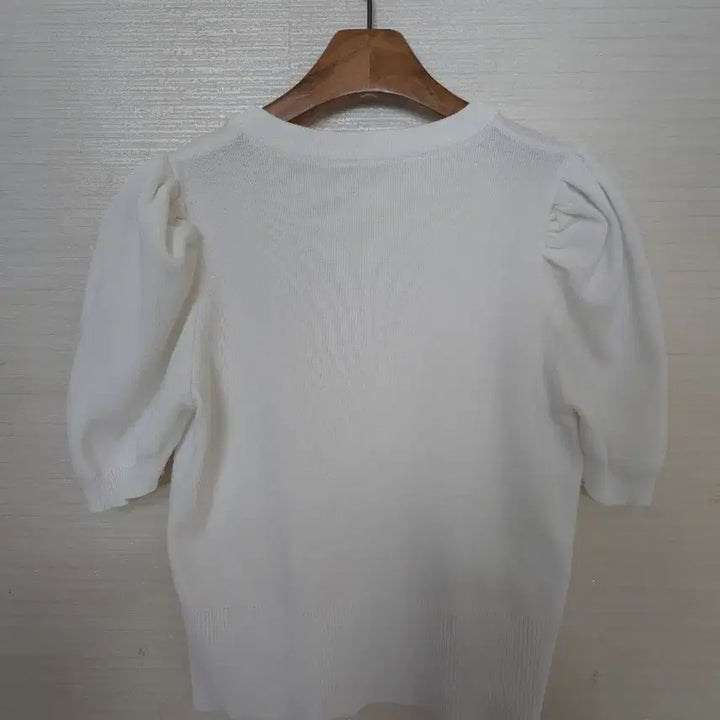 [BUNJANG] Knit Short Sleeve T-shirt / 니트반팔티