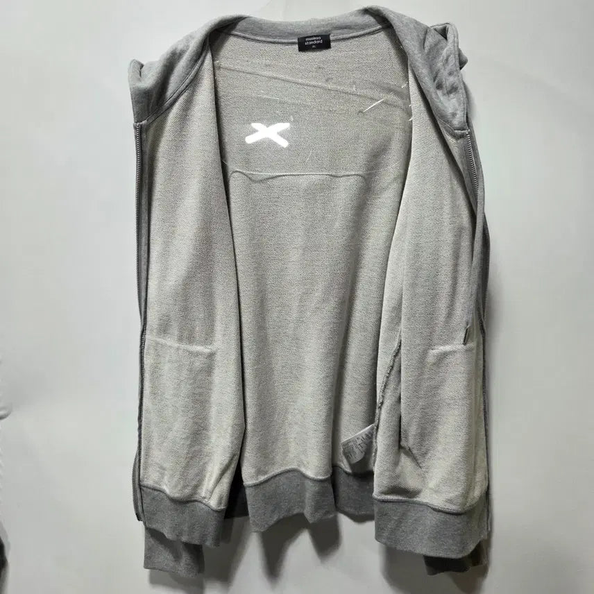 [BUNJANG] Musinsa Standard Gray Hoodie Zip-up XL / 무신사스탠다드 그레이 후드 집업 XL 26042109