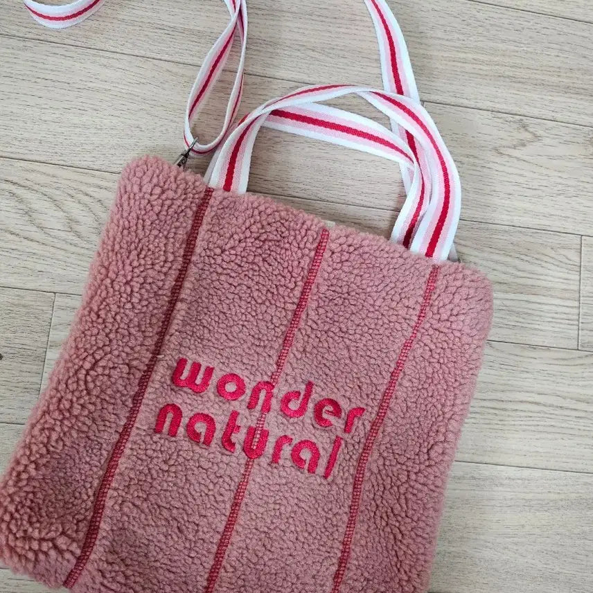 [BUNJANG] Ssolssol Fuzzy Cross Eco Bag / 쏠쏠 뽀글이 퍼빙빙 크로스 에코백