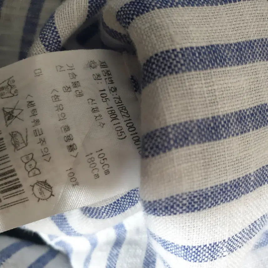 [BUNJANG] Casual Three-Quarter Sleeve Shirt (Size 100-105) / 캐주얼 7부소매 남방셔츠/100-105