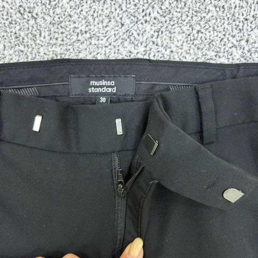 [BUNJANG] Musinsa Standard Black Slacks Dress Pants / 30 무신사스탠다드 블랙 슬랙스 정장바지 0421J