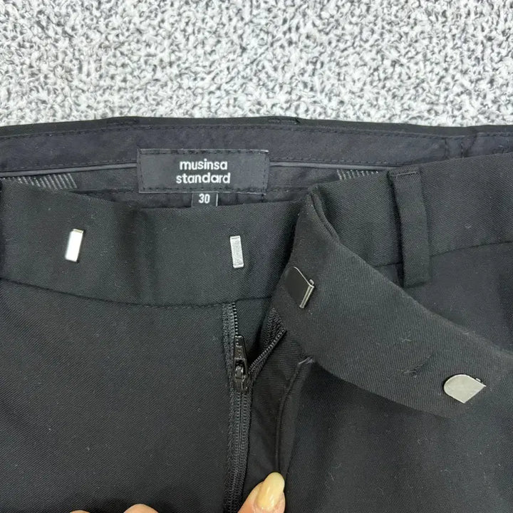 [BUNJANG] Musinsa Standard Black Slacks Dress Pants / 30 무신사스탠다드 블랙 슬랙스 정장바지 0421J