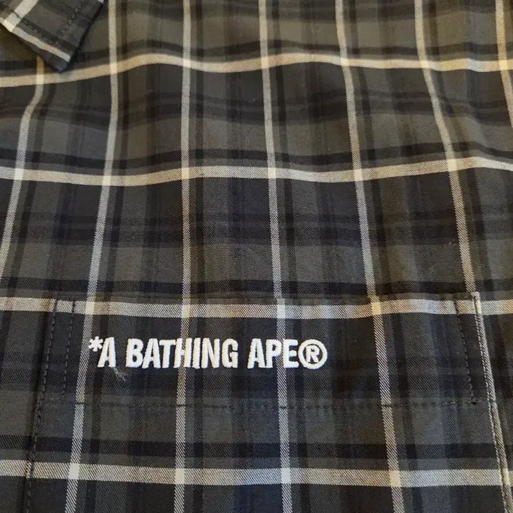 [SOLD OUT] 베이프 bape 체크셔츠 L