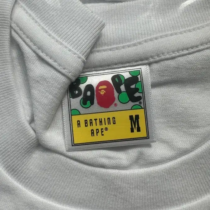 [BUNJANG] BAPE Harajuku Short Sleeve T-shirt (White, Black) M / 베이프 하라주쿠 반팔 흰색 M