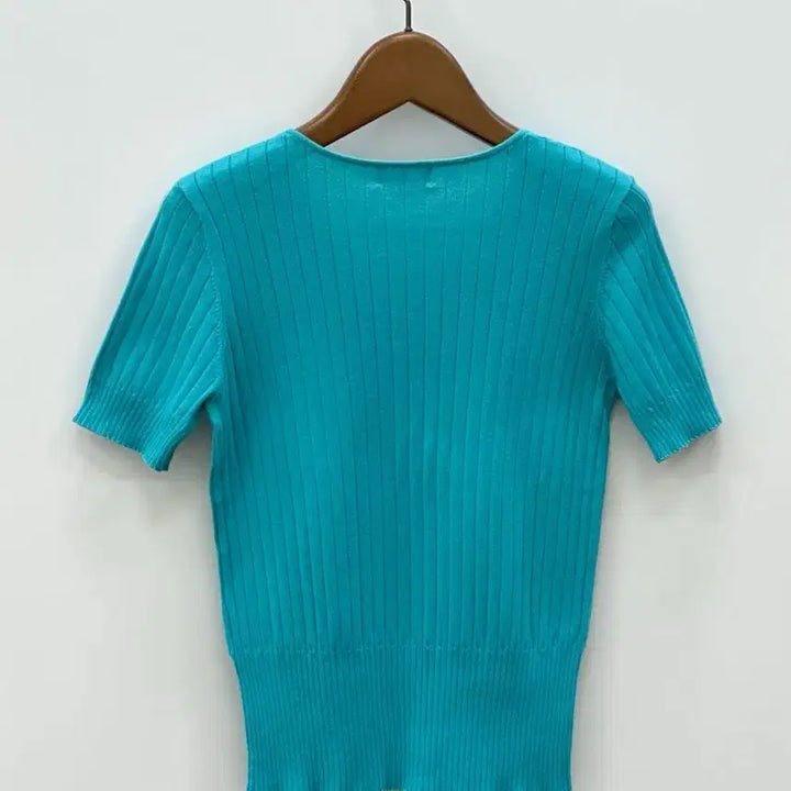 [SOLD OUT] courreges / 꾸레쥬 터키 코튼 반팔 니트 탑