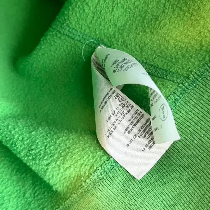 [SOLD OUT] 아베크롬비 스펠로고 뉴욕 딱붙핏 대장 후드집업 그린 [L]