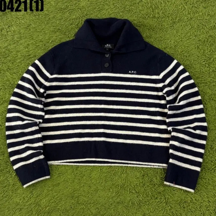 [SOLD OUT] APC 아페쎄 스트라이프 니트 탑 S