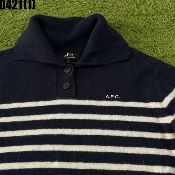 [SOLD OUT] APC 아페쎄 스트라이프 니트 탑 S