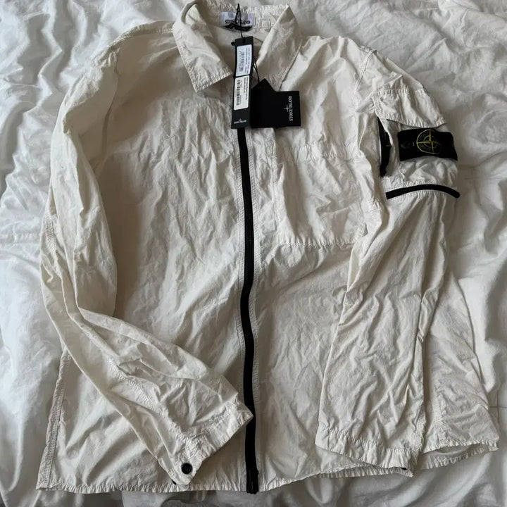 [BUNJANG] Stone Island Naslan Light Garment Dyed Overshirt Jacket / xl) 22ss 스톤아일랜드 아일랜드 나슬란 라이트 가먼트 다이드오버셔츠