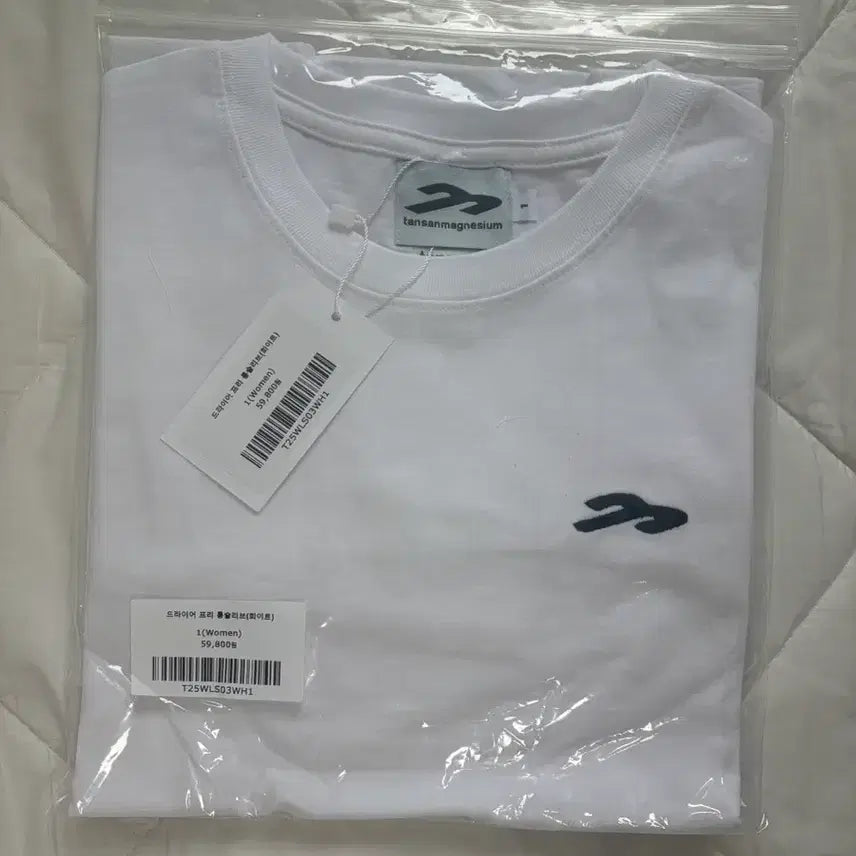 [SOLD OUT] 탄산마그네슘 롱슬리브 화이트 우먼