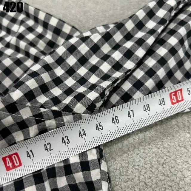 [BUNJANG] Polo Ralph Lauren Black White Gingham Check Shirt / 폴로 랄프로렌 블랙 화이트 깅엄체크 셔츠