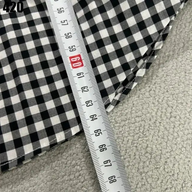 [BUNJANG] Polo Ralph Lauren Black White Gingham Check Shirt / 폴로 랄프로렌 블랙 화이트 깅엄체크 셔츠