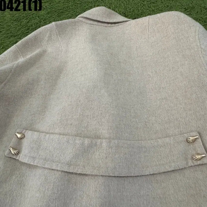 [BUNJANG] System Ivory Wool Long Coat L / 시스템 아이보리 울 롱 코트 L