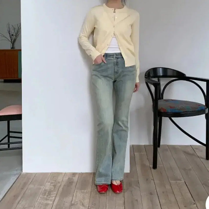 [BUNJANG] Spao Round Neck Cardigan / 스파오 라운드넥 가디건