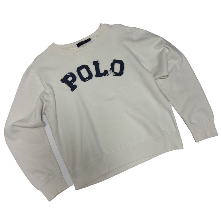 [BUNJANG] Polo Ralph Lauren Applique Logo Sweatshirt / 폴로 랄프로렌 아플리케 로고 스웨트셔츠