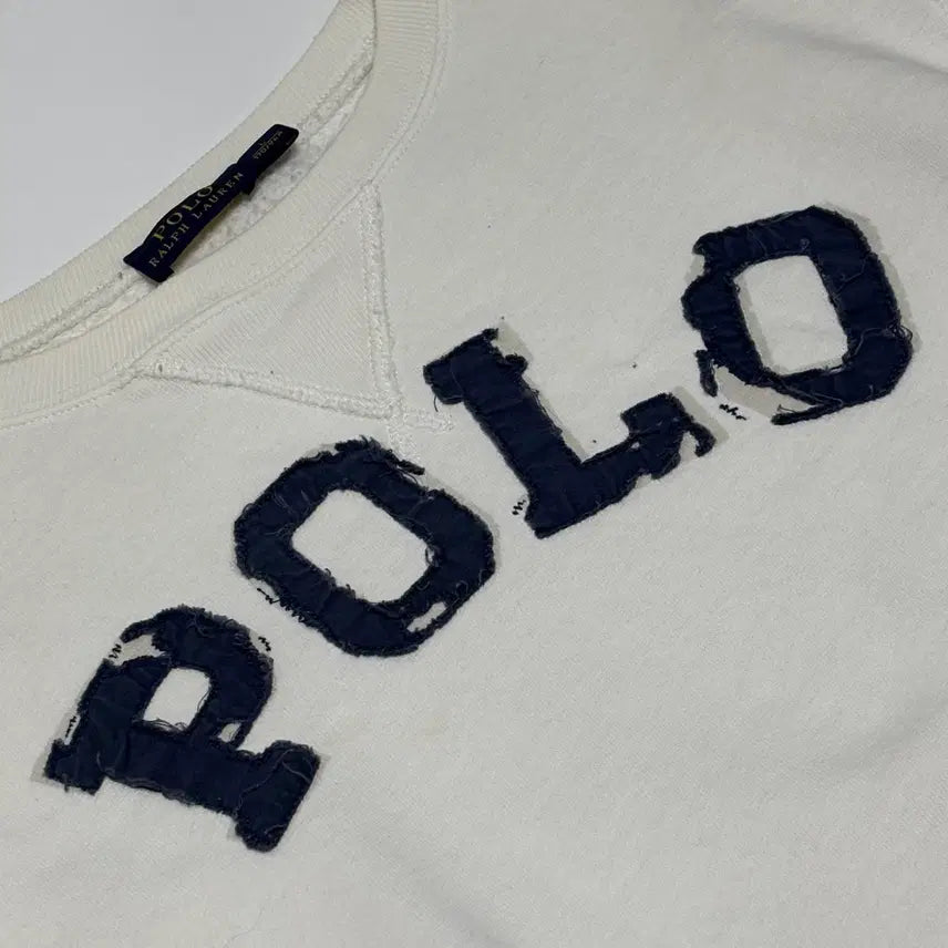 [BUNJANG] Polo Ralph Lauren Applique Logo Sweatshirt / 폴로 랄프로렌 아플리케 로고 스웨트셔츠