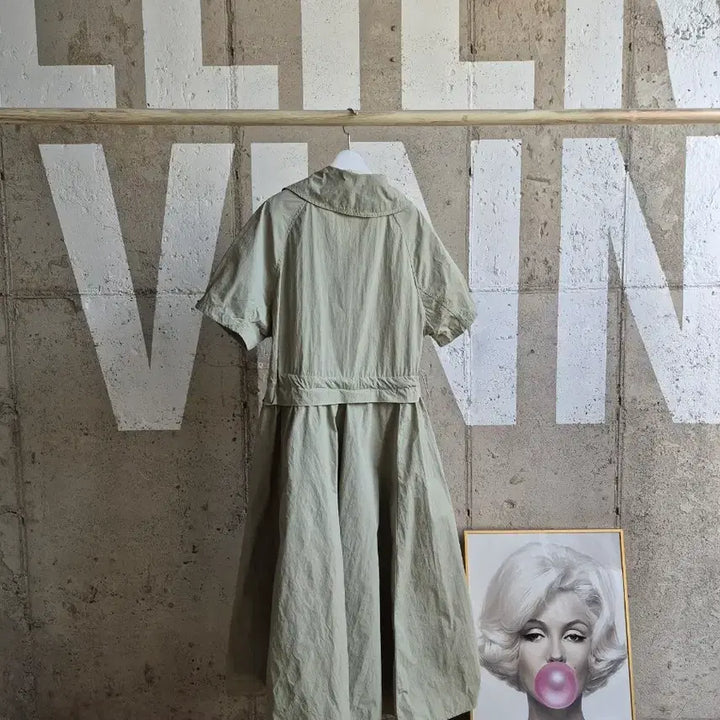 [BUNJANG] Basseureuk Long String Waist Dress / 바스락 스트링허리 롱 원피스