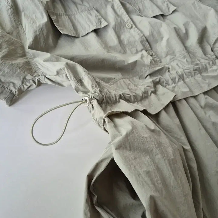 [BUNJANG] Basseureuk Long String Waist Dress / 바스락 스트링허리 롱 원피스