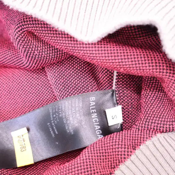 [BUNJANG] Balenciaga Political Campaign Logo Knit T-shirt / 발렌시아가 폴리티컬 캠페인 로고 니트티 695827 T3238