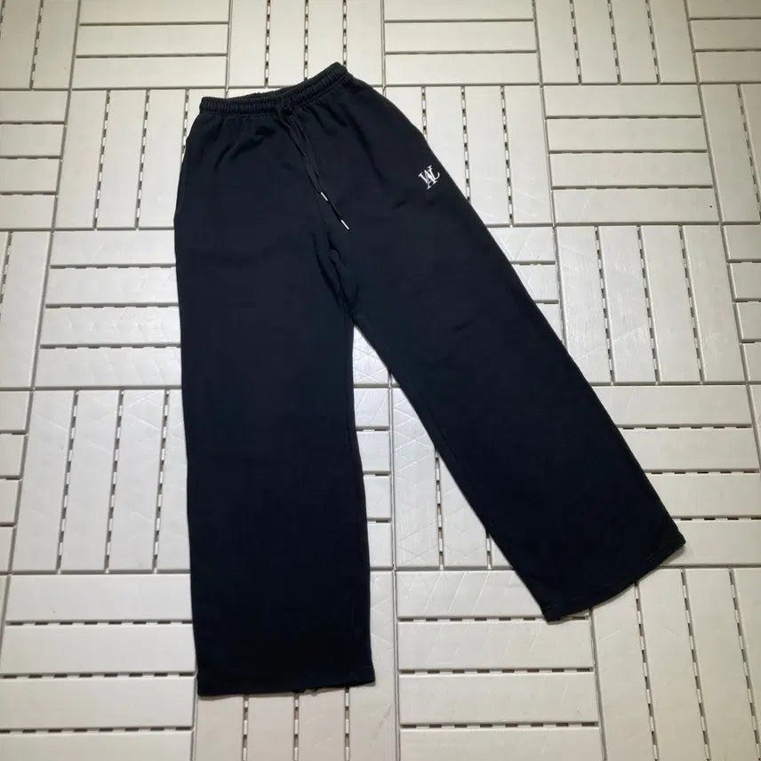 [BUNJANG] Uyalong Wide Sweatpants Black / [M]우얄롱 와이드 스웻팬츠 블랙 0462