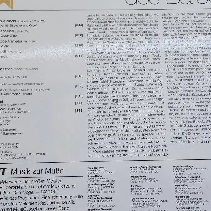 [BUNJANG] Adagio Baroque LP Record / 아다지오 바로크 LP 음반