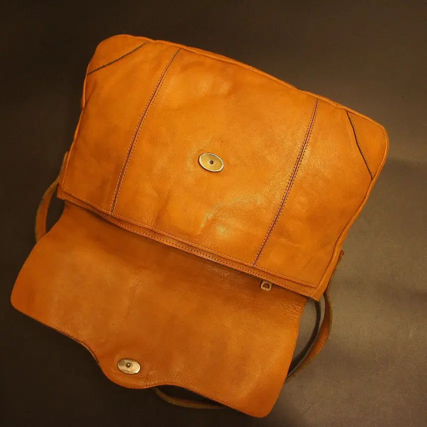 [BUNJANG] Vintage Leather Shoulder Bag / 7007 숄더백 크로스백 가죽백 가죽가방 빈티지가방 여성가방 여자백