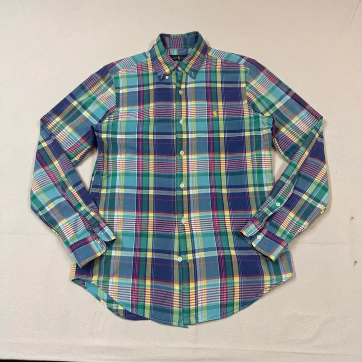 [BUNJANG] Polo Ralph Lauren Classic Fit Checkered Short Sleeve Shirt / S) 폴로 랄프로렌 클래식핏 체크 반팔 셔츠