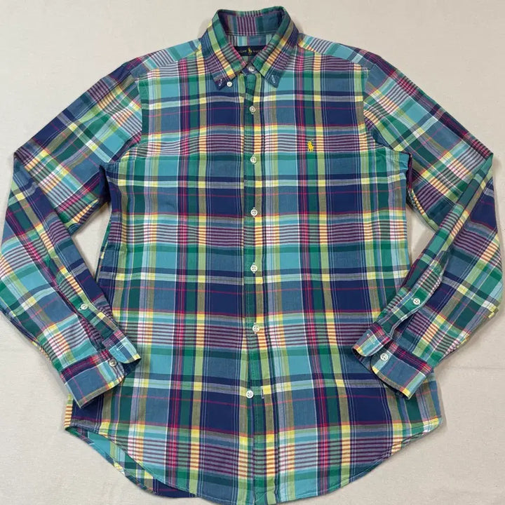 [BUNJANG] Polo Ralph Lauren Classic Fit Checkered Short Sleeve Shirt / S) 폴로 랄프로렌 클래식핏 체크 반팔 셔츠