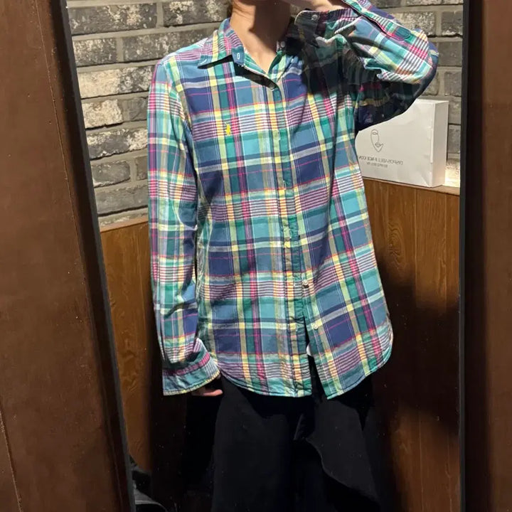 [BUNJANG] Polo Ralph Lauren Classic Fit Checkered Short Sleeve Shirt / S) 폴로 랄프로렌 클래식핏 체크 반팔 셔츠